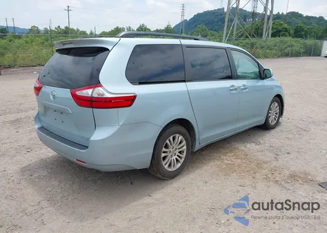 2016 Toyota Sienna Xle 8 Passenger from USA, damaged, VIN 5TDYK3DC7GS692977